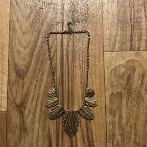 Gold tribal necklace